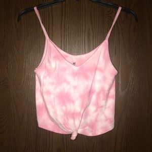 LAST CALL 🚨 Pink Tie Dye Cropped Cami